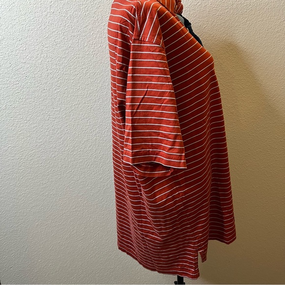 Peter Millar Striped Golf Polo Shirt, L - Picture 4 of 6